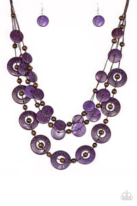 Catalina Coastin Pink/ Purple Necklace