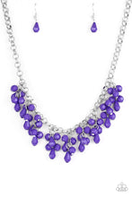 Cargar imagen en el visor de la galería, Modern Macarena Purple Necklace
