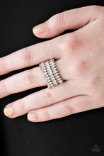 Load image into Gallery viewer, Treasury Fund Black/ Blue/ Pink/ White Ring
