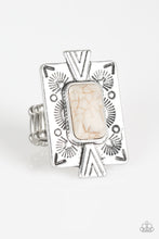 Load image into Gallery viewer, So Smithsonian (Stone Cold Couture) Blue/ White Ring
