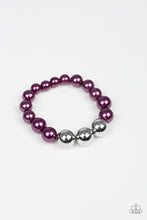 Load image into Gallery viewer, All Dressed UPTOWN Purple/ White Bracelet
