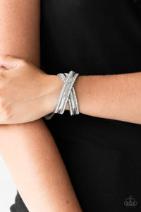 Rocker Rivalry Silver Bracelet