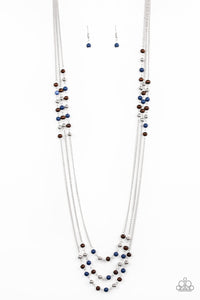 Seasonal Sensation Blue/ Multi Necklace