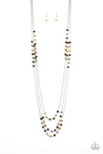 Load image into Gallery viewer, Seasonal Sensation Blue/ Multi Necklace
