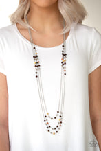 Load image into Gallery viewer, Seasonal Sensation Blue/ Multi Necklace
