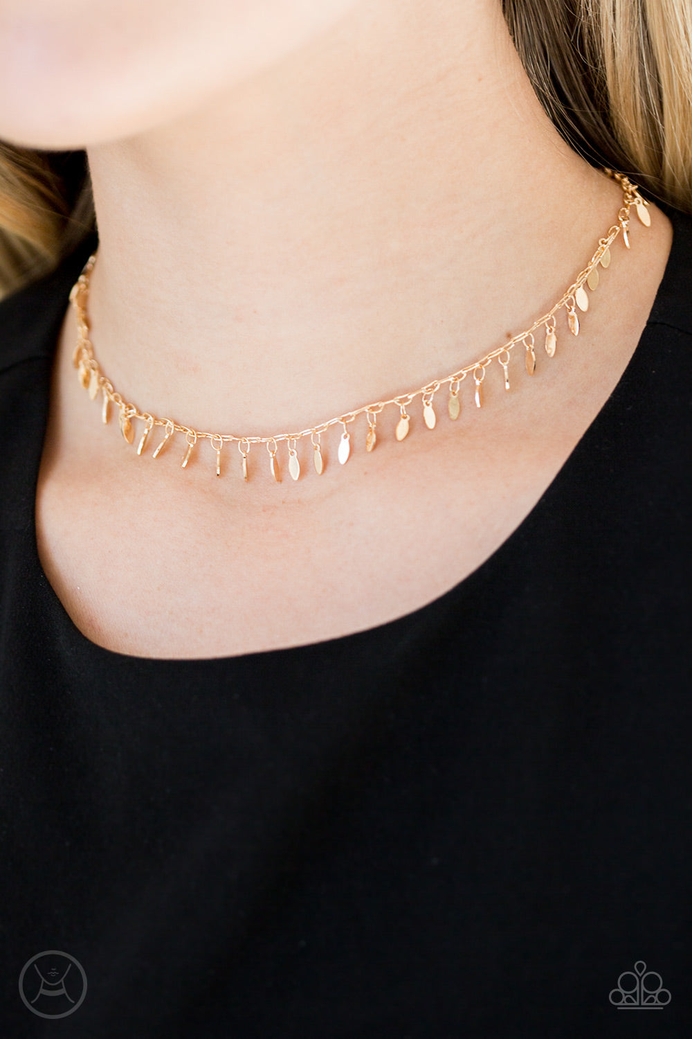 PURR-fect Ten Gold Choker Necklace