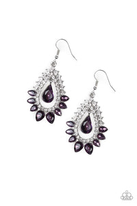 Boss Brilliance Purple Earring