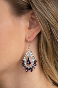 Boss Brilliance Purple Earring