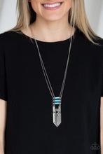 Load image into Gallery viewer, Triassic Era Blue Necklace
