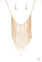 Cargar imagen en el visor de la galería, First Class Fringe Gold Necklace
