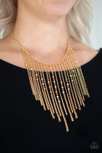 Cargar imagen en el visor de la galería, First Class Fringe Gold Necklace
