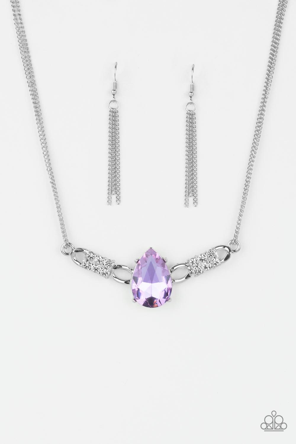 Way To Make An Entrance Purple Necklace