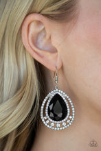 Load image into Gallery viewer, All Rise For Her Majesty Black Earrings
