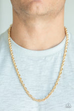 Cargar imagen en el visor de la galería, Lightweight Division Gold Men Necklace
