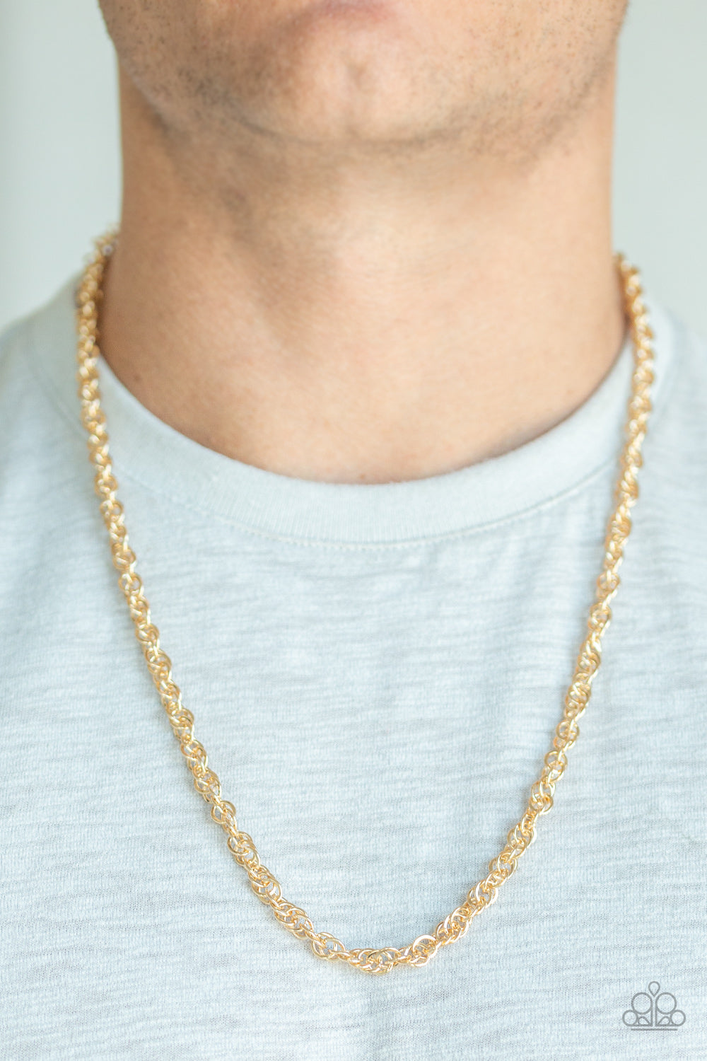 Lightweight Division Gold Men Necklace