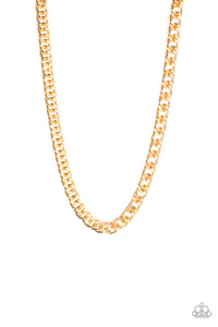 Omega Gold Men Necklace