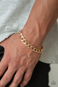 Leader Board Gold Men Bracelet