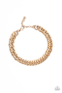 On The Ropes Gold Men Bracelet