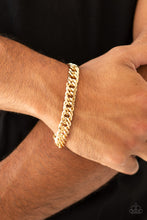 Load image into Gallery viewer, On The Ropes Gold Men Bracelet
