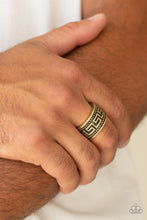 Cargar imagen en el visor de la galería, Tycoon Tribe Brass/ Silver Men Ring
