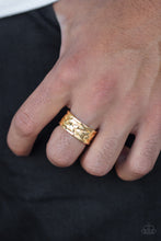 Load image into Gallery viewer, Game Over Men Gold Ring
