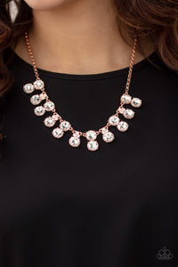 Top Dollar Twinkle Copper Necklace