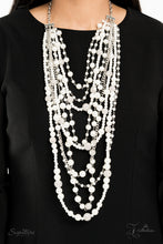 Load image into Gallery viewer, The LeCricia Zi Signature Series White Necklace
