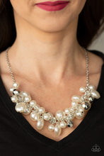 Load image into Gallery viewer, Battle of the Bombshells White Pearl Necklace
