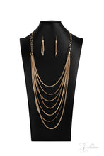 Load image into Gallery viewer, Commanding Zi Collection Gold Necklace
