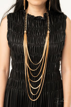 Load image into Gallery viewer, Commanding Zi Collection Gold Necklace
