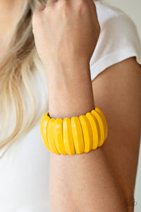 Colorfully Congo Yellow Bracelet