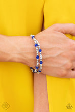 Load image into Gallery viewer, Ethereally Entangled Blue Bracelet
