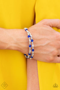 Ethereally Entangled Blue Bracelet