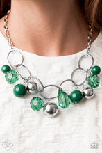 Load image into Gallery viewer, Cosmic Getaway Green Necklace
