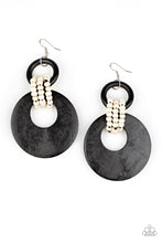 Cargar imagen en el visor de la galería, Beach Day Drama Black Earring
