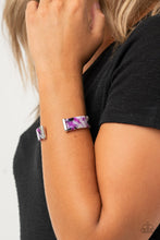 Load image into Gallery viewer, Its Getting HAUTE In Here Purple Bracelet
