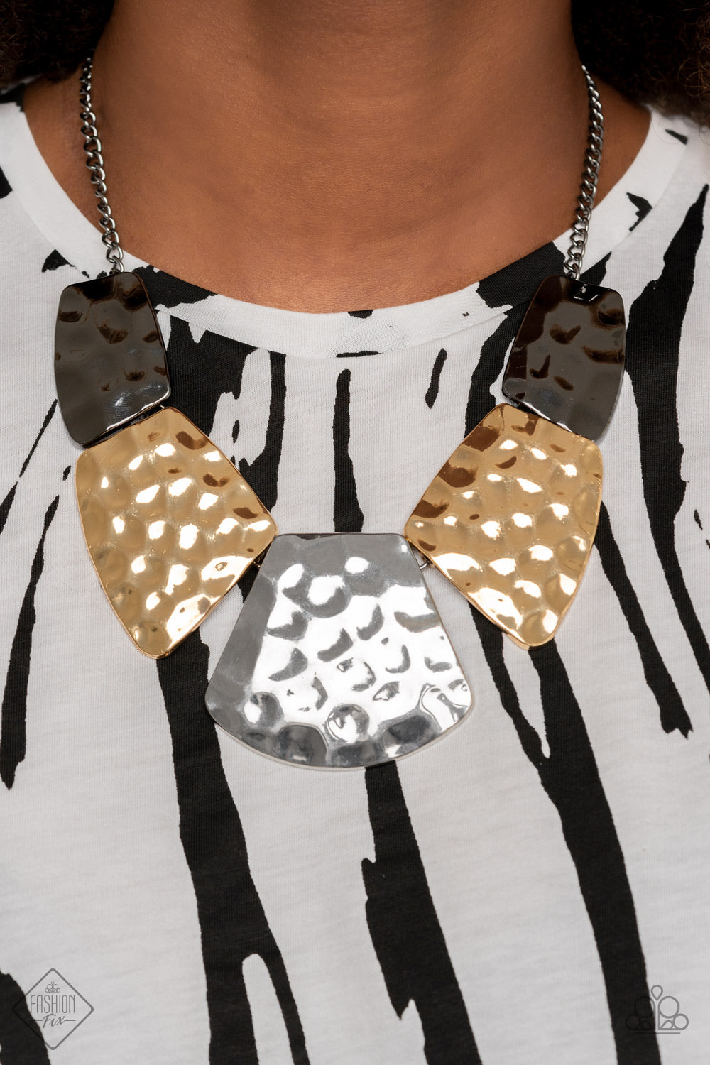 HAUTE Plates Multi Necklace