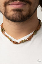 Load image into Gallery viewer, Offshore Drifter Brown Men Necklace
