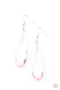 Crystal Crowns Pink Earring