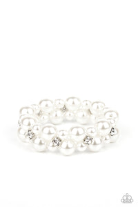 Flirt Alert White Pearl Bracelet