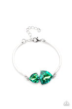 Load image into Gallery viewer, Deep Space Shimmer Green Bracelet
