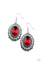 Load image into Gallery viewer, Glacial Gardens Red Earring
