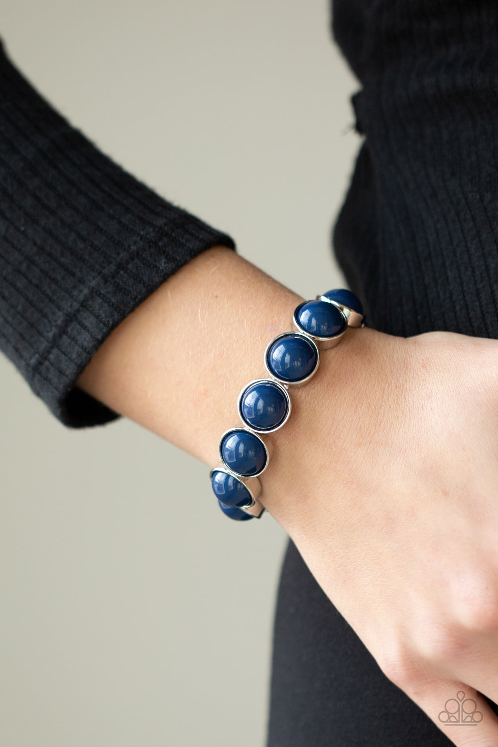 POP, Drop, and Roll Blue Bracelet