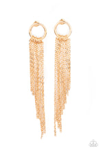 Cargar imagen en el visor de la galería, Divinely Dipping Gold Earring
