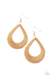 A Hot MESH Gold Earring