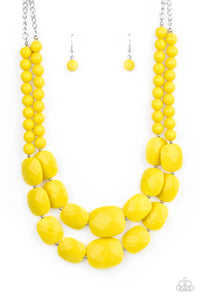 Resort Ready Yellow Necklace