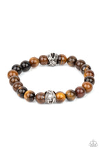 Load image into Gallery viewer, ZEN Commandments Black/ Brown Bracelet
