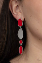 Load image into Gallery viewer, Deco By Design Red Earring
