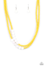 Load image into Gallery viewer, Extended STAYCATION Yellow Necklace
