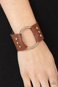 Moto Mayhem Brown Bracelet